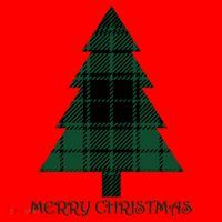 Merry Christmas Plaited Tree Santa Hat thumb 1