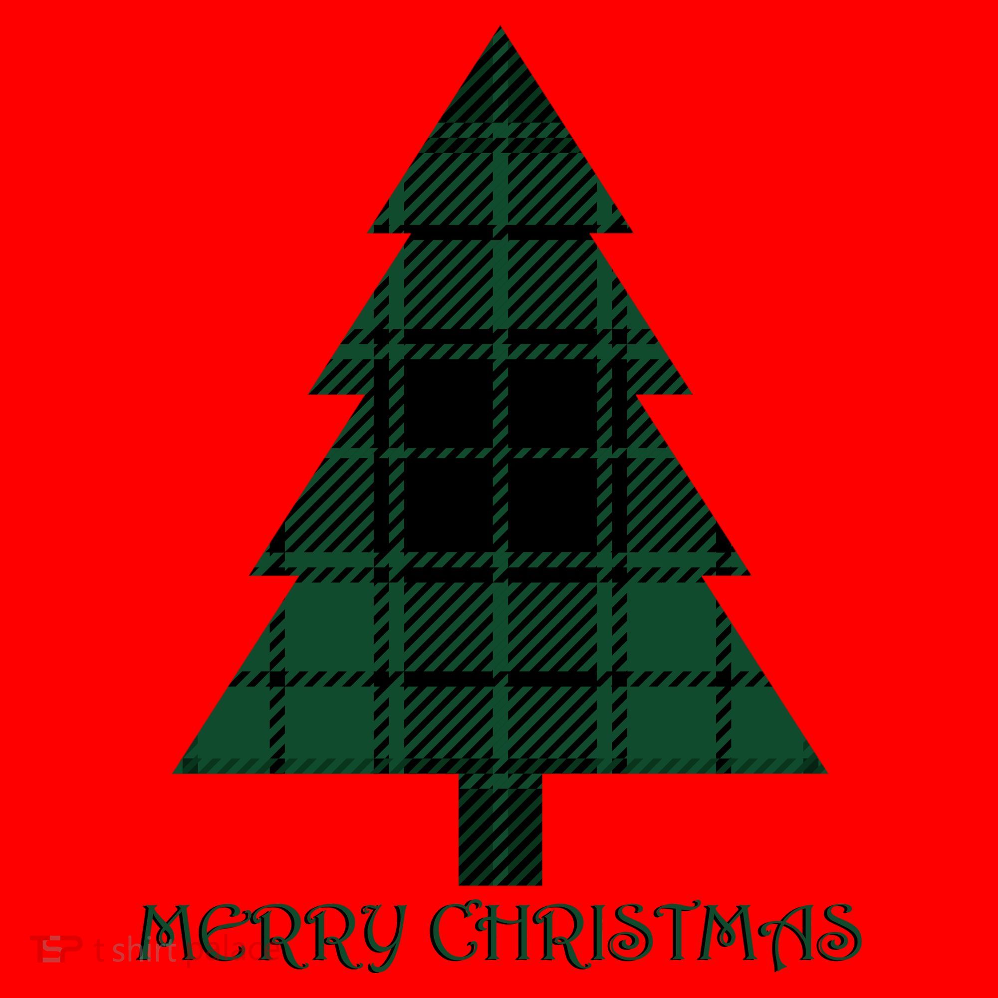 Merry Christmas Plaited Tree Santa Hat