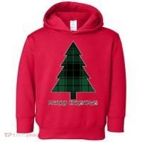 Merry Christmas Plaited Tree Toddler Hoodie thumb 0