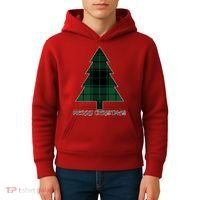 Merry Christmas Plaited Tree Kids Hoodie thumb 4