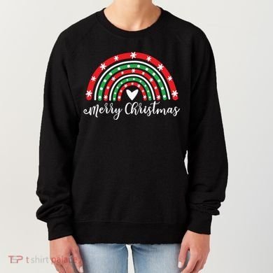 Merry Christmas Rainbow Women's Sweatshirt