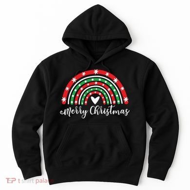 Merry Christmas Rainbow Hoodie