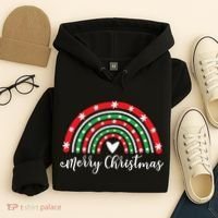 Merry Christmas Rainbow Hoodie thumb 4
