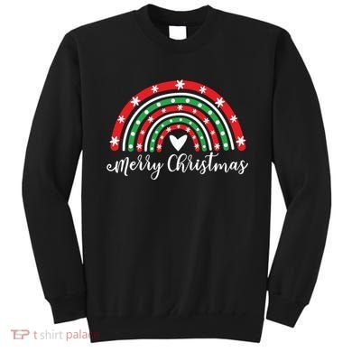 Merry Christmas Rainbow Sweatshirt