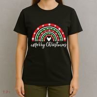 Merry Christmas Rainbow T-Shirt thumb 4