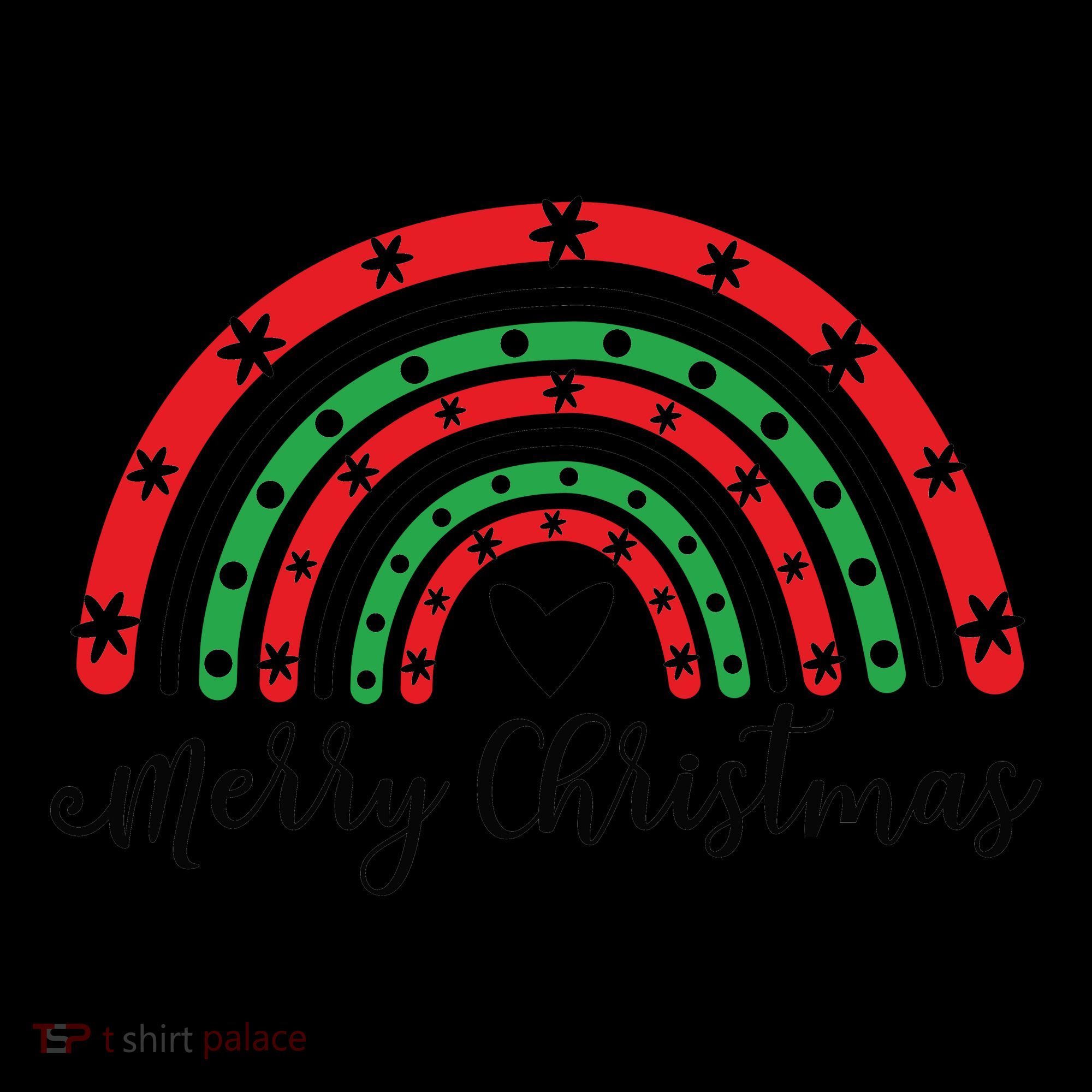Merry Christmas Rainbow Coffee Mug