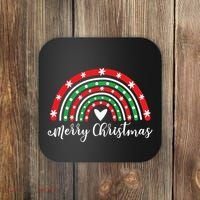 Merry Christmas Rainbow Coaster thumb 0