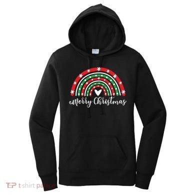 Merry Christmas Rainbow Women's Hoodie