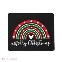 Merry Christmas Rainbow Mousepad thumb 0