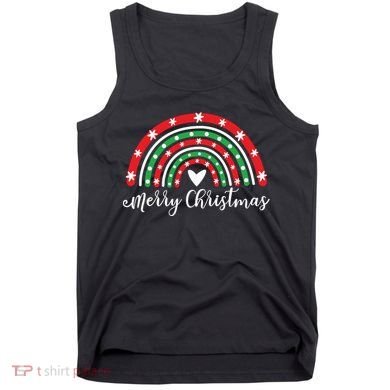 Merry Christmas Rainbow Tank Top