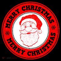 Merry Christmas Santa Claus Distressed Stamp of Approval Coffee Mug thumb 5