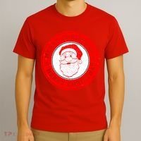 Merry Christmas Santa Claus Distressed Stamp of Approval T-Shirt thumb 3