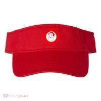 Merry Christmas Santa Claus Distressed Stamp of Approval Visor thumb 0