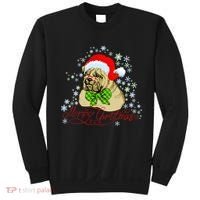 Merry Christmas Santa Pug Sweatshirt thumb 0