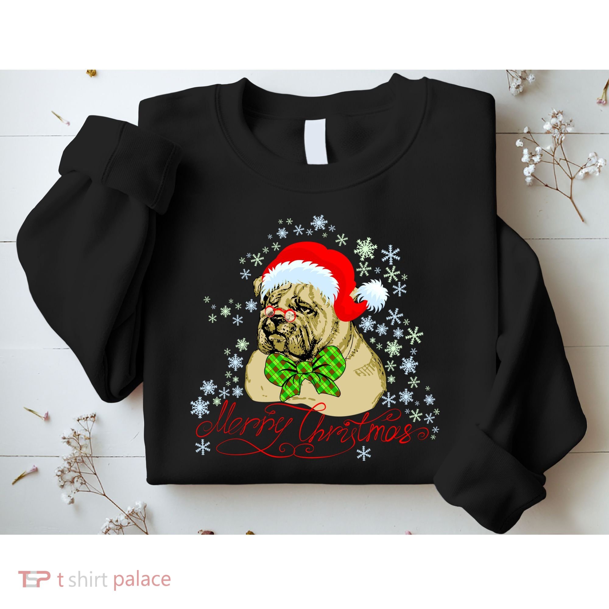 Merry Christmas Santa Pug Sweatshirt