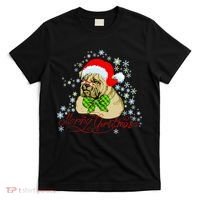 Merry Christmas Santa Pug T-Shirt thumb 0