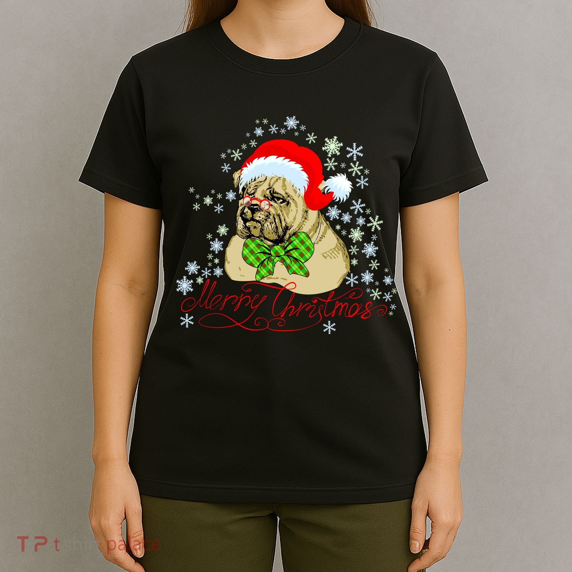 Merry Christmas Santa Pug T-Shirt