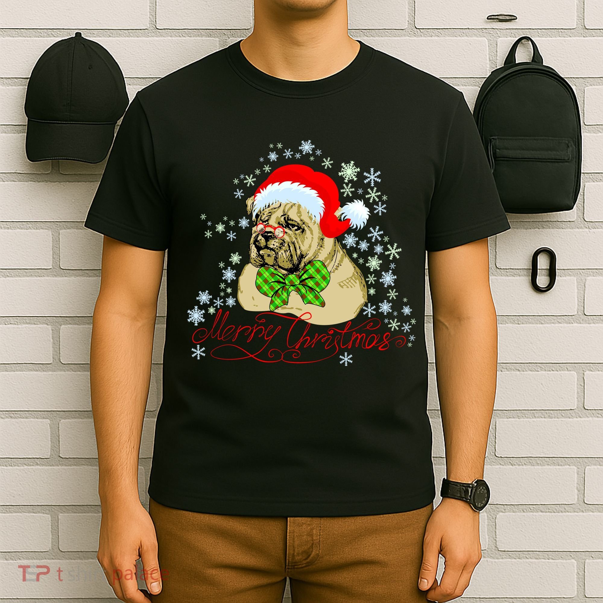 Merry Christmas Santa Pug T-Shirt