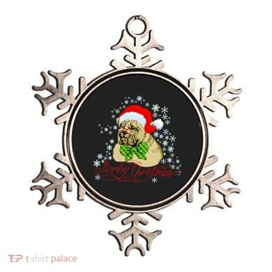 Merry Christmas Santa Pug Ornament