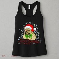 Merry Christmas Santa Pug Women's Tank Top thumb 3
