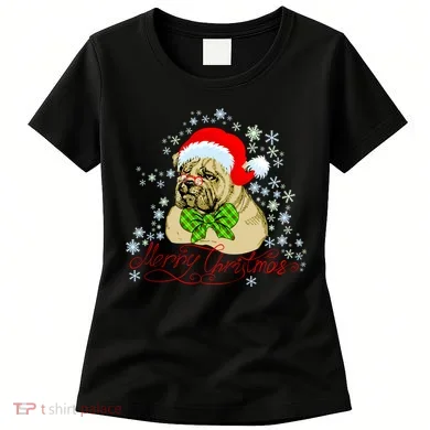 Merry Christmas Santa Pug Women's T-Shirt