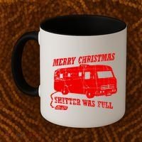 Merry Christmas Shitter Was Full Coffee Mug thumb 2