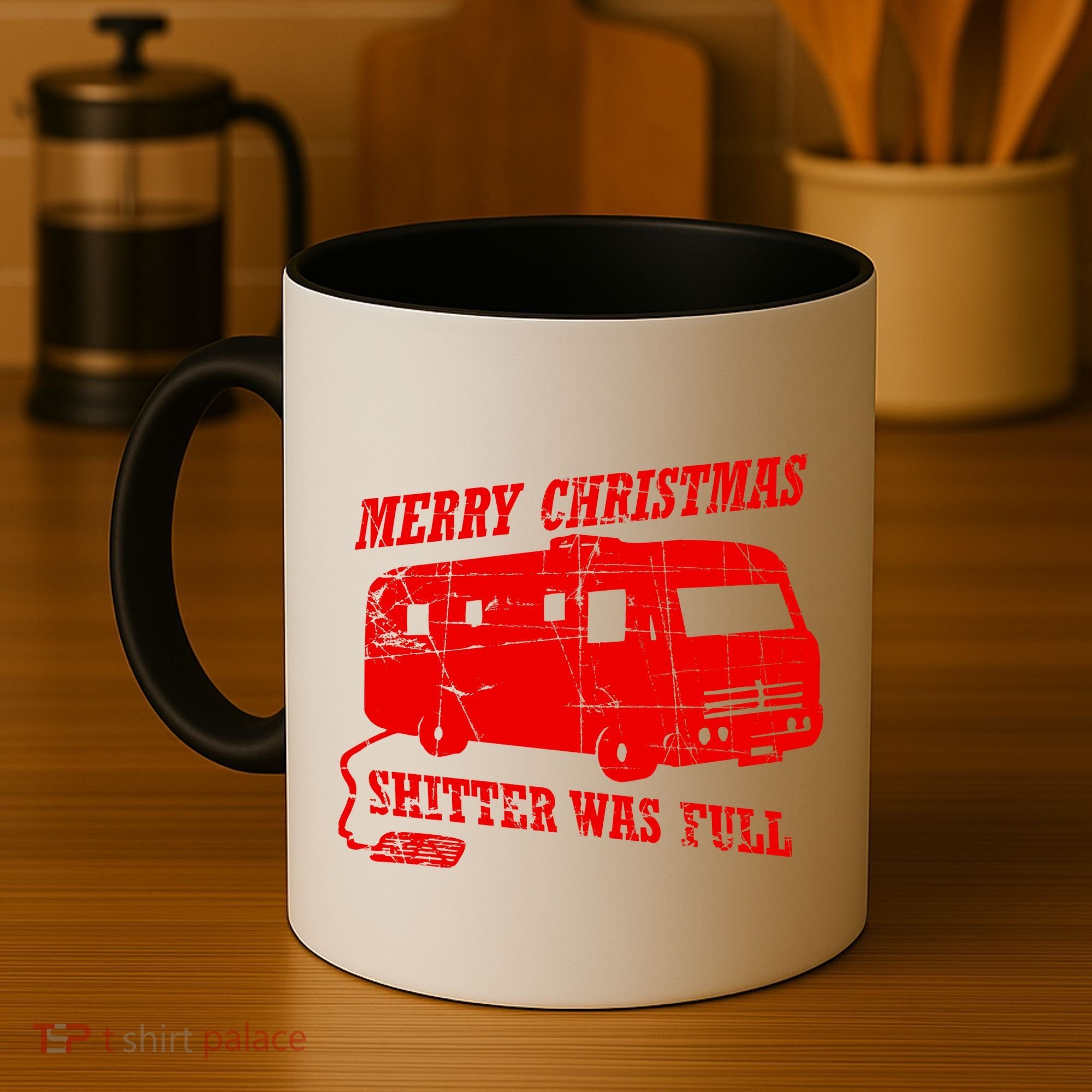 Merry Christmas Shitter Was Full Coffee Mug