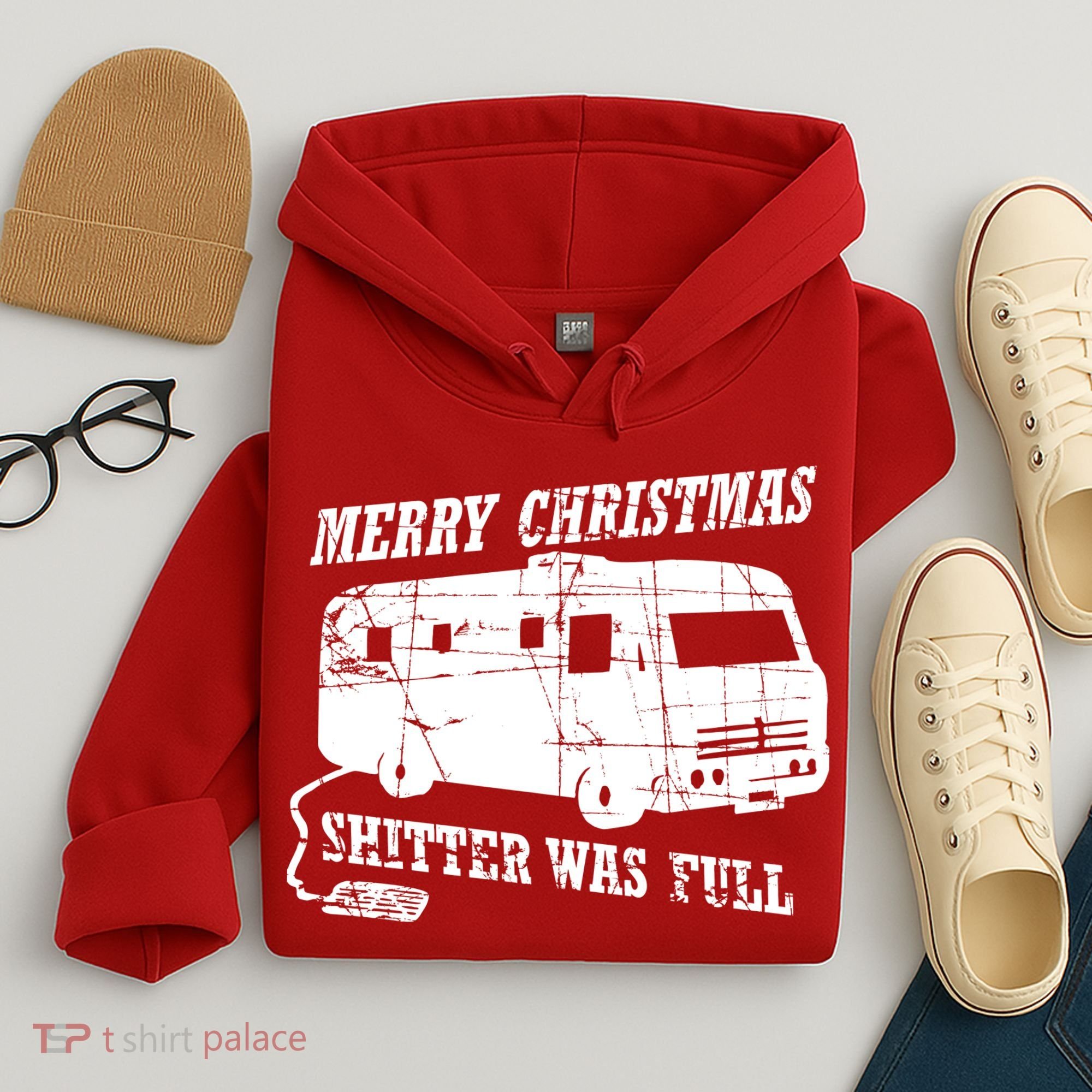 Merry Christmas Shitter Was Full Hoodie