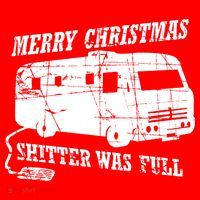 Merry Christmas Shitter Was Full Button thumb 1