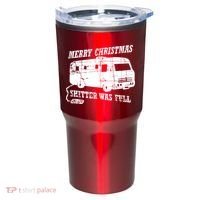 Merry Christmas Shitter Was Full Tumbler thumb 0