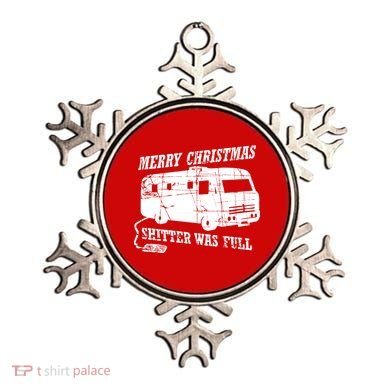 Merry Christmas Shitter Was Full Ornament