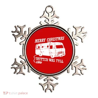 Merry Christmas Shitter Was Full Ornament