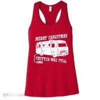 Merry Christmas Shitter Was Full Women's Tank Top thumb 0
