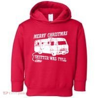 Merry Christmas Shitter Was Full Toddler Hoodie thumb 0