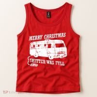 Merry Christmas Shitter Was Full Tank Top thumb 2