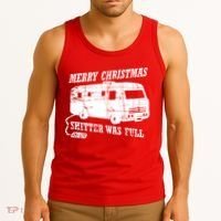 Merry Christmas Shitter Was Full Tank Top thumb 3