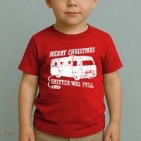 Merry Christmas Shitter Was Full Toddler T-Shirt thumb 2