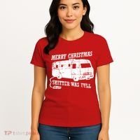Merry Christmas Shitter Was Full Women's T-Shirt thumb 4