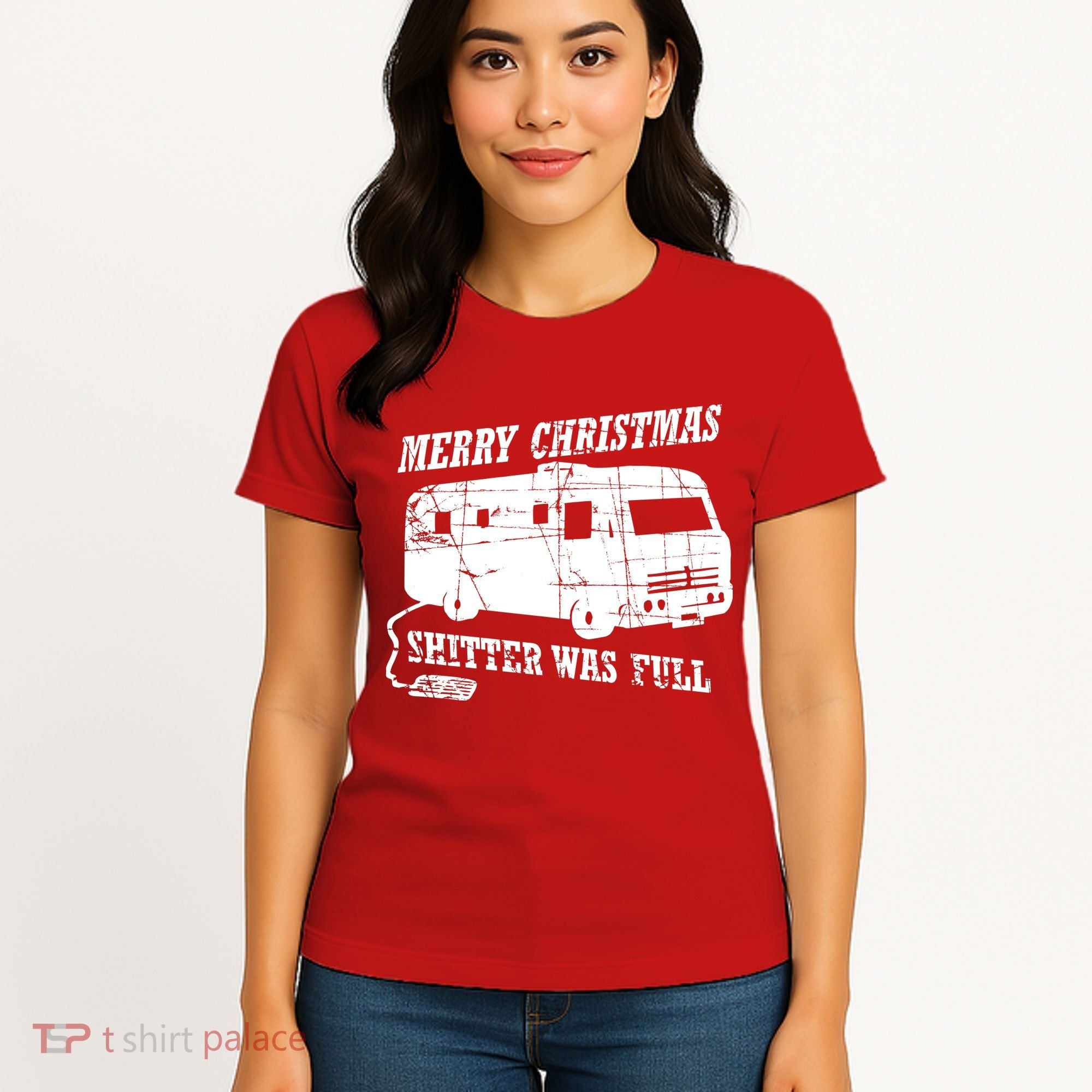 Merry Christmas Shitter Was Full Women's T-Shirt