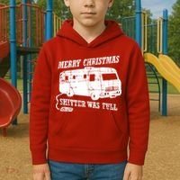 Merry Christmas Shitter Was Full Kids Hoodie thumb 2