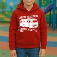 Merry Christmas Shitter Was Full Kids Hoodie thumb 3