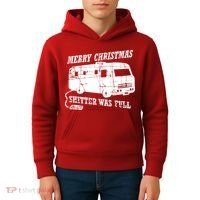 Merry Christmas Shitter Was Full Kids Hoodie thumb 4