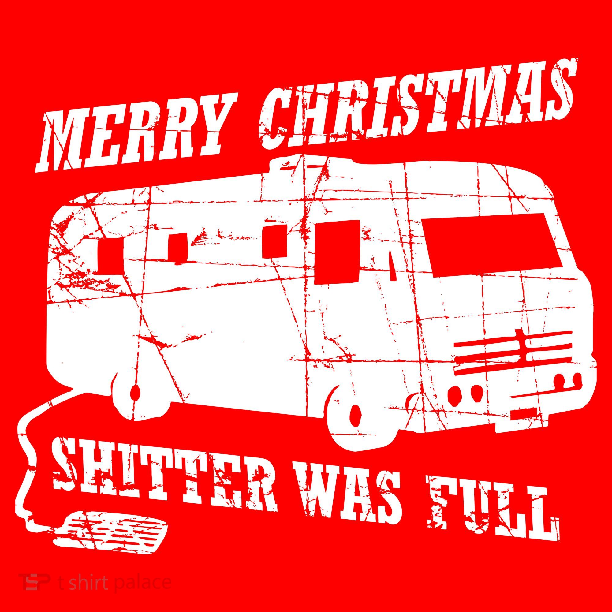 Merry Christmas Shitter Was Full Kids Long Sleeve Shirt