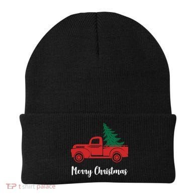 Merry Christmas Tree and Truck Beanie