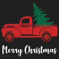 Merry Christmas Tree and Truck Beanie thumb 2