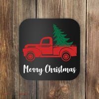 Merry Christmas Tree and Truck Coaster thumb 0