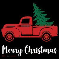 Merry Christmas Tree and Truck Women's Tank Top thumb 5