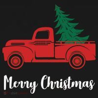 Merry Christmas Tree and Truck Tank Top thumb 6