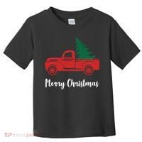 Merry Christmas Tree and Truck Toddler T-Shirt thumb 0