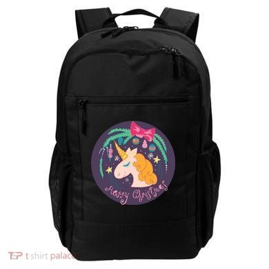 Merry Christmas Unicorn Backpack